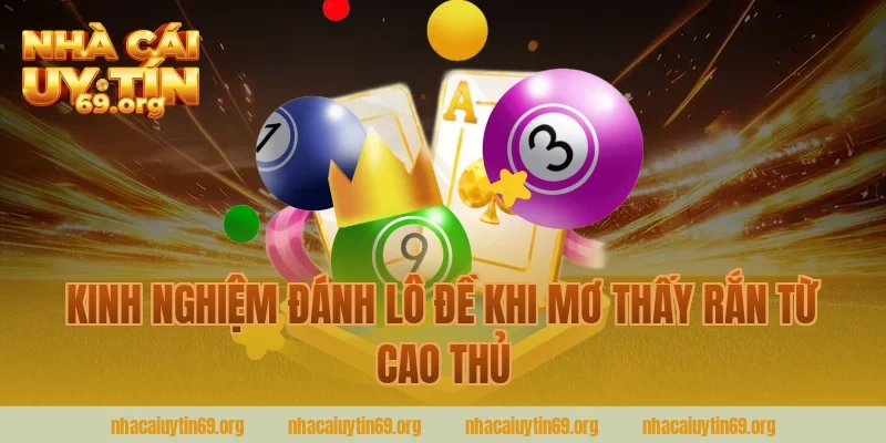 Kinh Nghiệm Đánh Lô Đề Khi Mơ Thấy Rắn Từ Cao Thủ