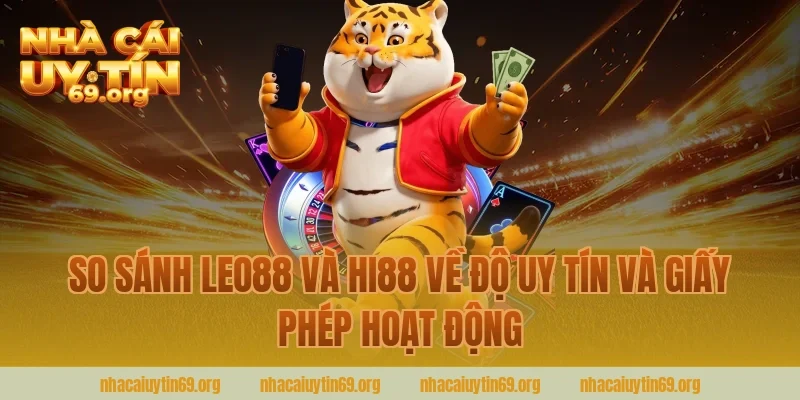So sánh Leo88 và Hi88 về độ uy tín và giấy phép hoạt động